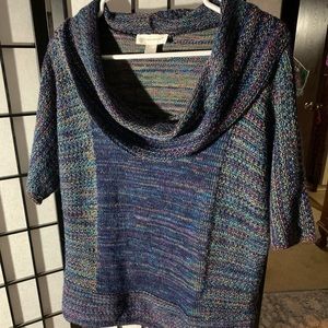Chris Banks cowl neck pullover sweater